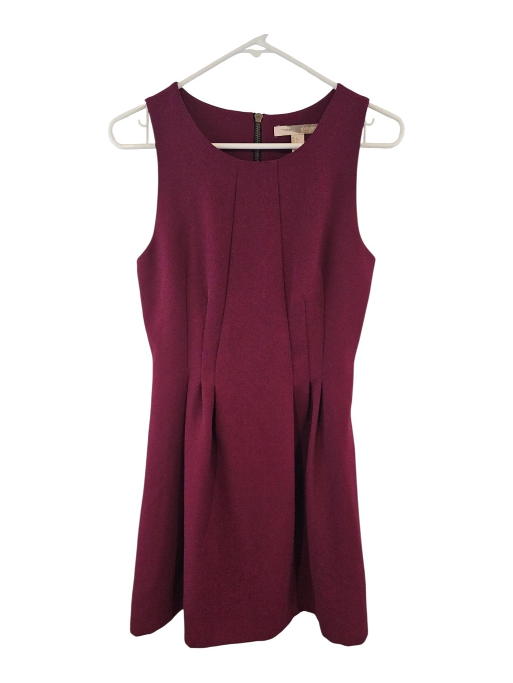 3/$25 Forever 21 Wine Colored  Sleeveless Fit-and-Flare Dress Size S